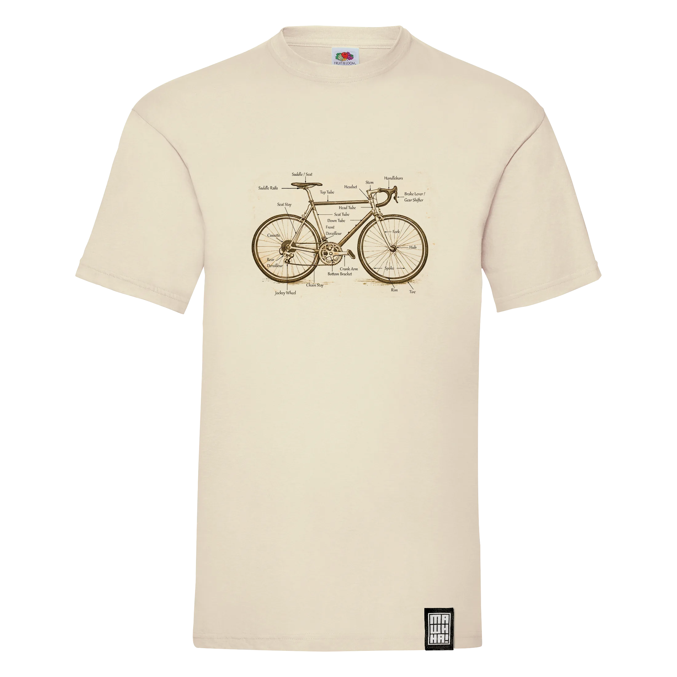 retro majica sa trekker biciklom