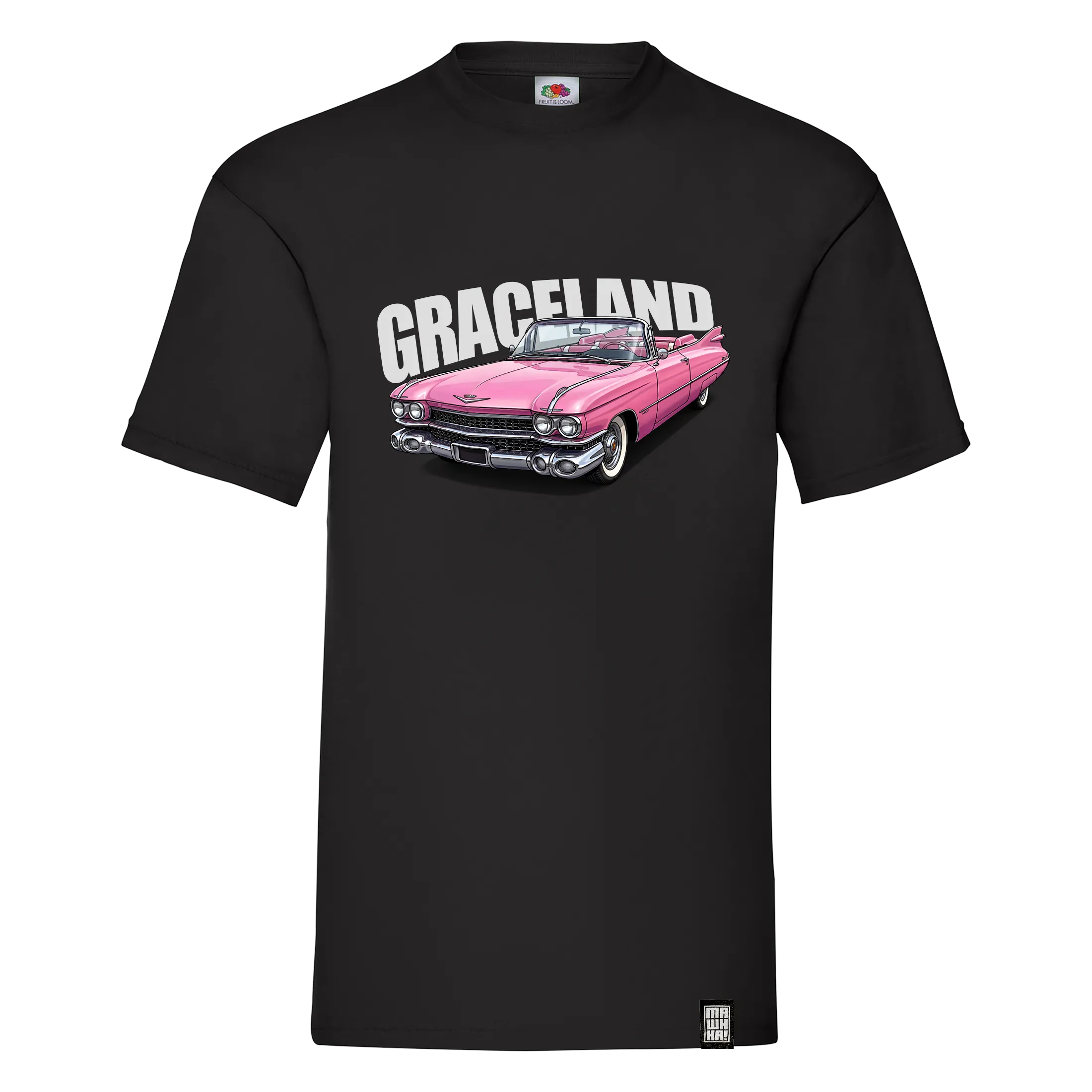 cadillac-crna-napred retro majica cadillac eldorado