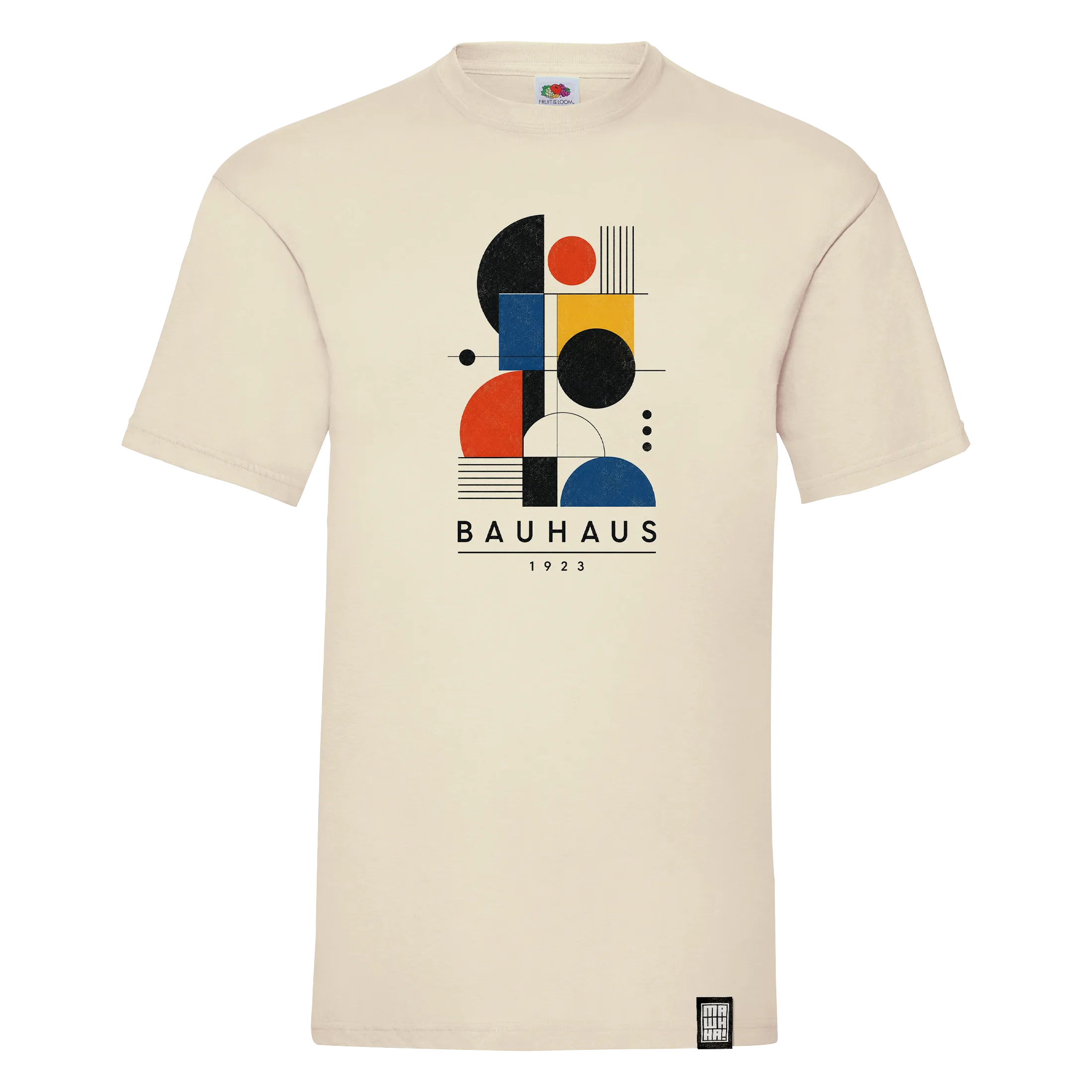 bauhaus1-natural retro majica bauhaus