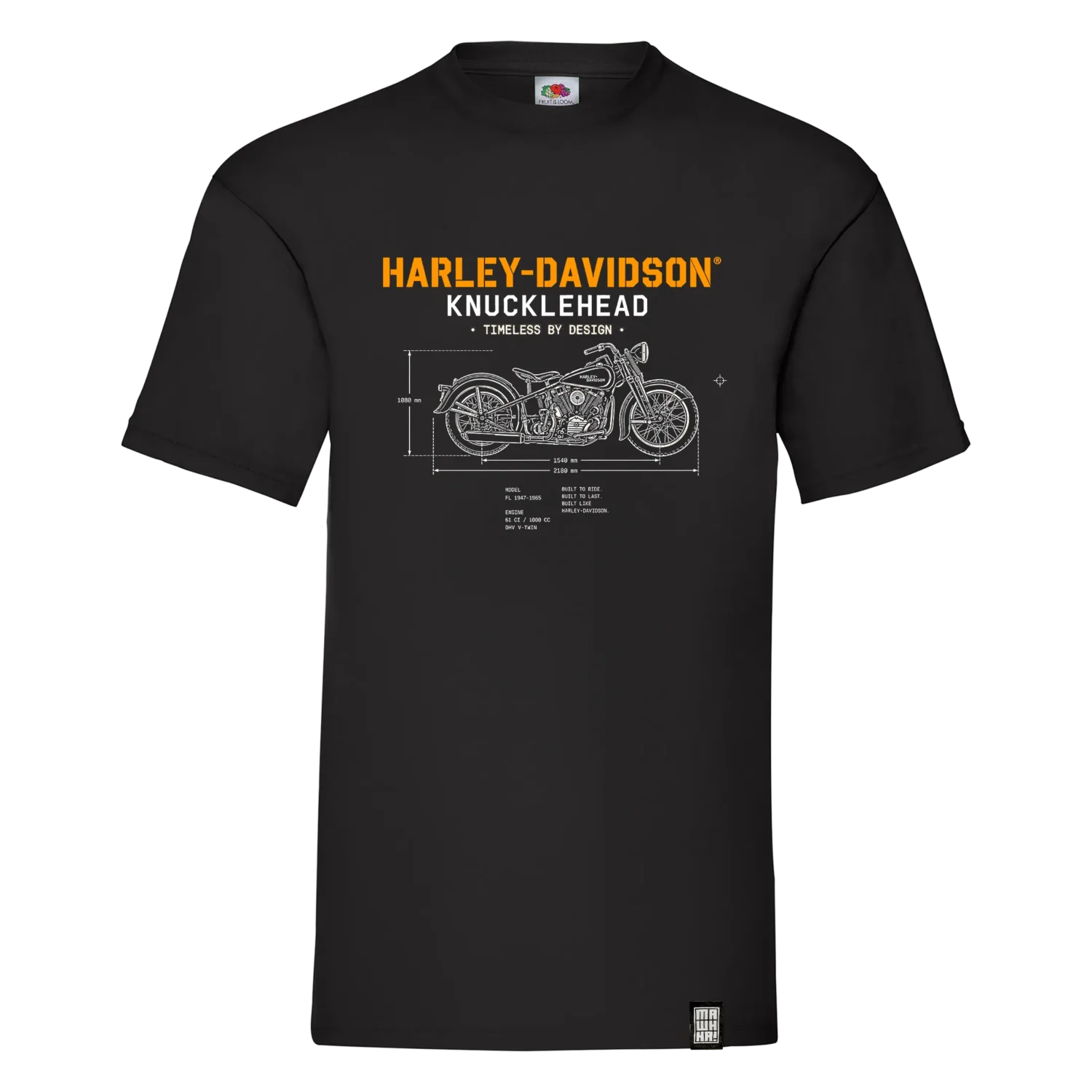 retro majica harley davidson