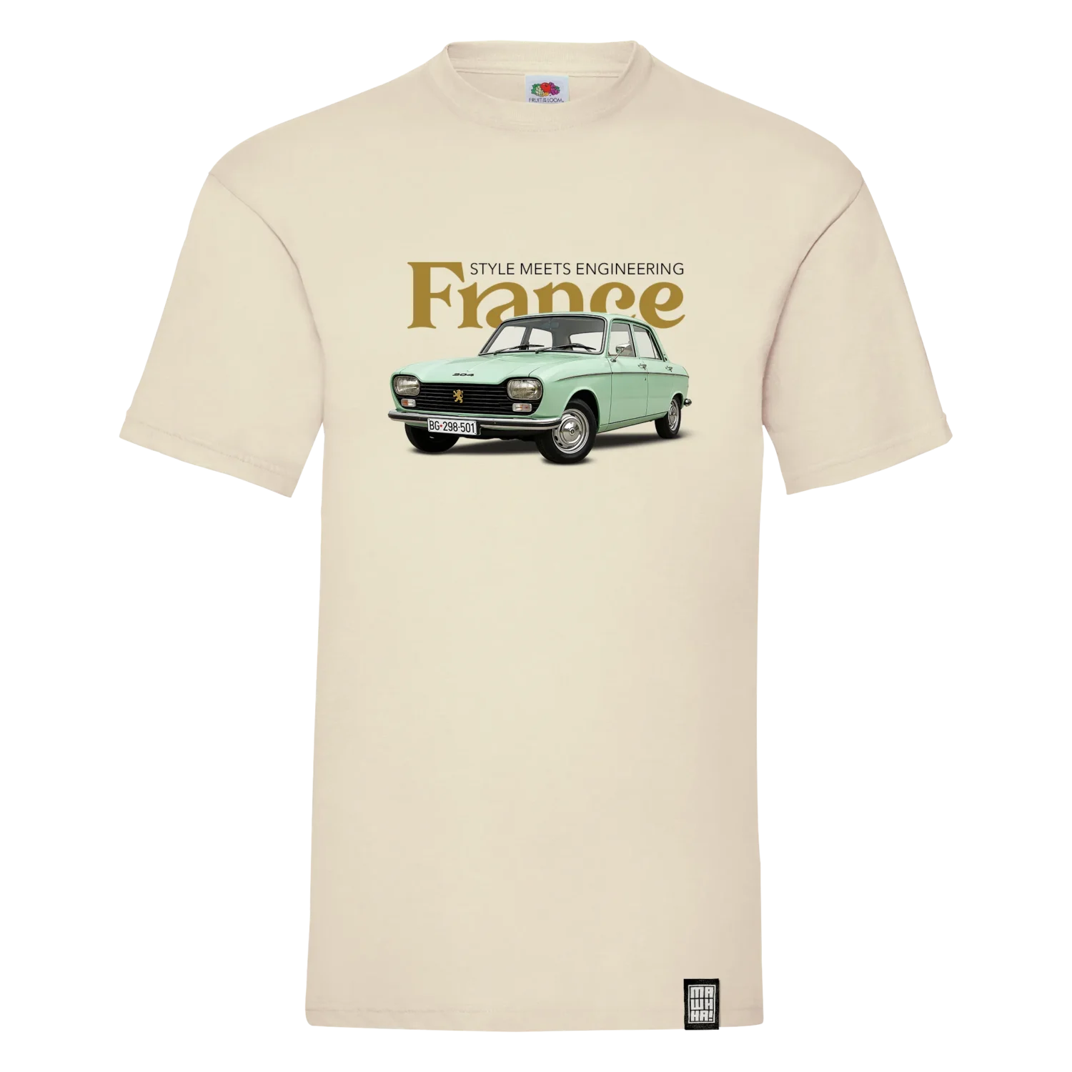 retro majica france peugeot 204