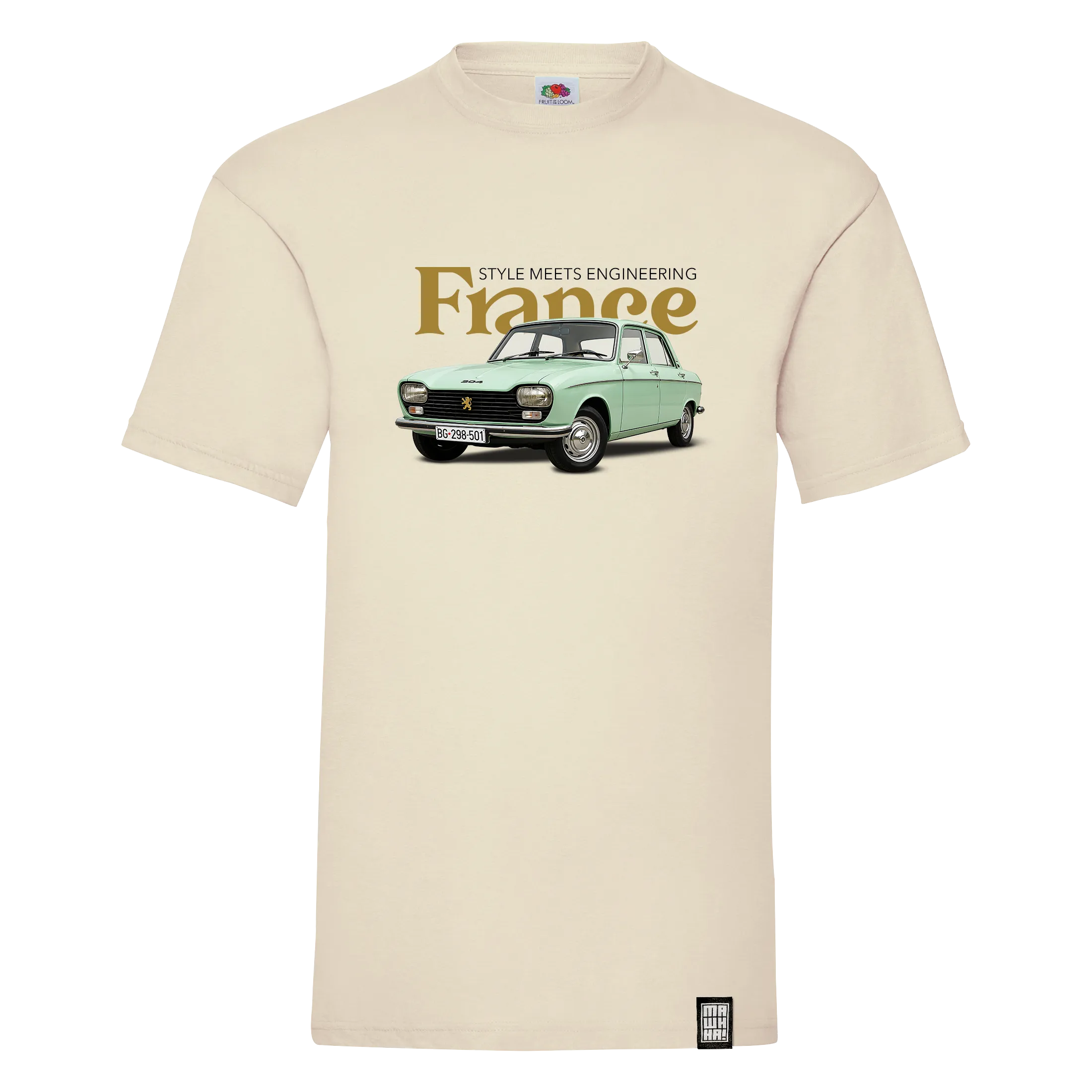 retro majica france peugeot 204