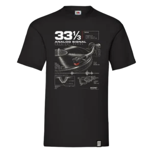 33⅓ Analog Signal Premium majica sa gramofonom